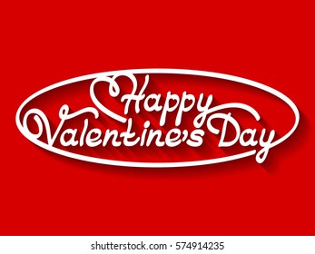 Happy Valentine's Day! Vector illustration.