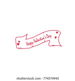 Happy Valentines Day vector illustration