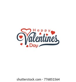 happy valentines day vector illustration