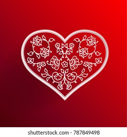 Happy Valentine's Day vector illustration.