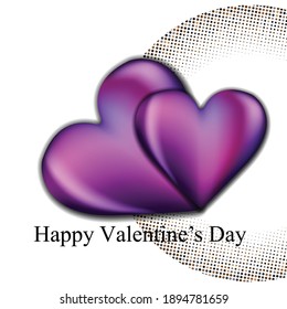 happy valentine's day vector image