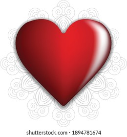 happy valentine's day vector image