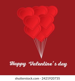 Feliz imagen vectorial del Día de San Valentín