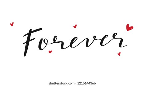 Happy Valentines day vector Lettering collection. Romantic quotes for poster, mug, etc