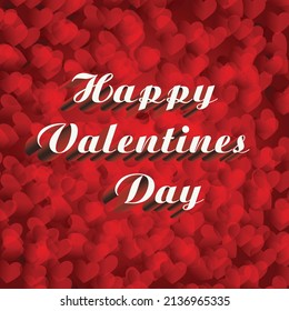 Feliz diseño del Vector del Día de San Valentín.