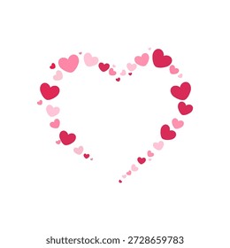 feliz día de San Valentín conjunto de Vector. Ilustración vectorial del día del amor.