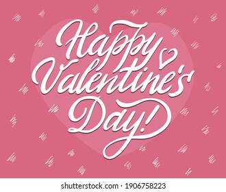 Happy valentines day vector sketch