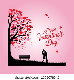 Happy Valentines Day Vector Template