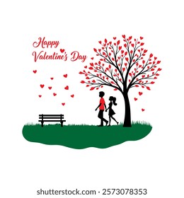 Happy Valentines Day Vector Template