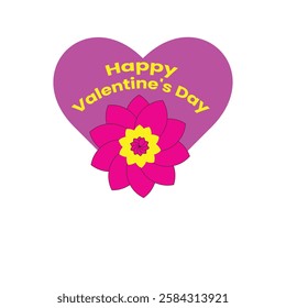 happy valentine's day vector template design