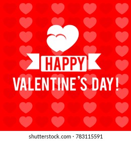 happy valentine's day vector template