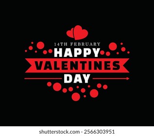 Happy Valentines Day Vector T-shirt Design