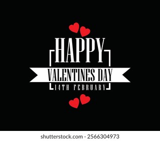 Happy Valentines Day Vector T-shirt Design