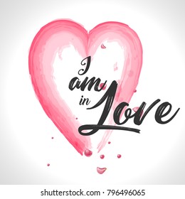 Happy Valentine's Day Vector, Valentine Day Background Card.