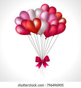 Happy Valentine's Day Vector. Valentine Day Background Card.