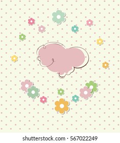 Happy valentine's day vintage abstract style for Valentine's Day, greeting, wedding card, invitation, album. Vector background.