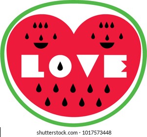 Happy Valentine's Day, Watermelon