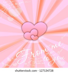 Happy valentines day and weeding cards