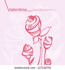 Happy valentines day and weeding cards