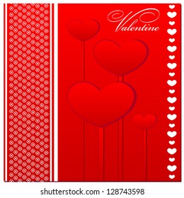 Happy valentines day and weeding cards