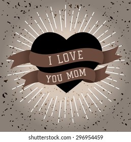 Happy valentines day and weeding cards. Old school illustration heart. Tattoo. Flat element. Love. Typography. Label for festival, east, merry-making, jollification