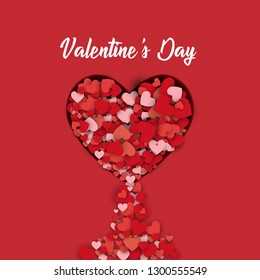 Happy valentines day and weeding design elements, sale background with balloons heart pattern. Vector illustration. Wallpaper, flyers, invitation, posters, brochure, banners. - Vector