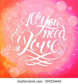 Happy valentines day and weeding design elements. Vector illustration invitation, menu, flyer, template. Gray Background With Ornaments, Hearts. Doodles and curls. Be my Valentine. Love.