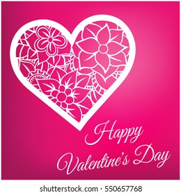 Happy valentines day and weeding design elements. Vector illustration. Hearts. Doodles and curls.