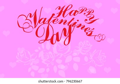 happy valentines day,beautiful typography poster