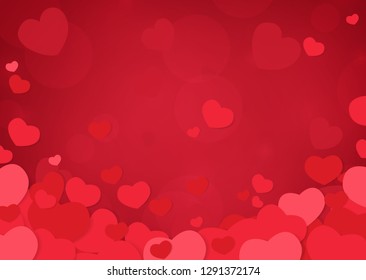 Happy Valentine's days of background. vector illustration