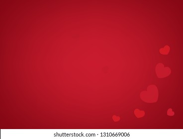 Happy Valentine's days of background. vector illustration