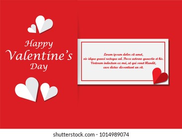 Happy valentine's day.Valentine card Vector Illustration.Wallpaper