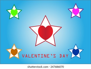 Happy valentine's day,Vector Illustration