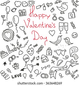 happy valentines day.vector illustration.