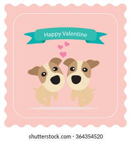 Happy Valentines Day.Vector illustration