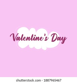 Feliz Día de San Valentín. Vector de fondo morado.
Delicado postal.