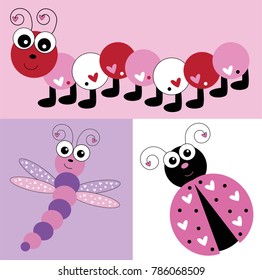 Happy Valentines Insects