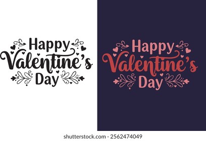 happy valentine's tshirt design vector