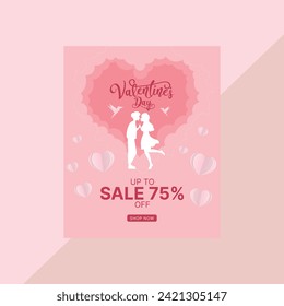 Happy Valentin's Day Background. Vector