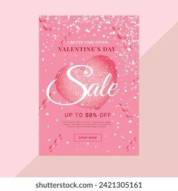 Happy Valentin's Day Background. Vector