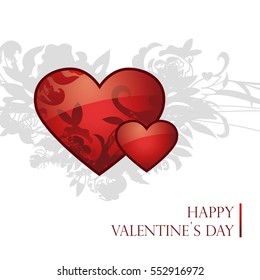 Happy Valentin`s day card. Valentin`s day template.