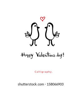 Happy Valentin`s Day! Greeting card