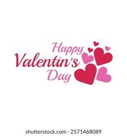 Happy Valentin's Day Typography T-Shirt Design Vector, Valentine gift, Valetines Day Typography Shirt, Valentine’s Day Digital Design, Happy valentines day
