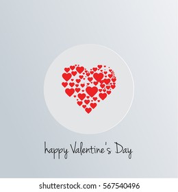 Happy Vallentine Day Heart Icon