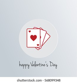 Happy Vallentines Day Cards Icon