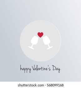 Happy Vallentines Day Glasses Icon