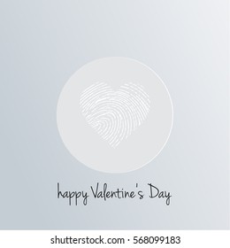 Happy Vallentines Day Heart Icon