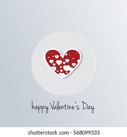 Happy Vallentines Day Heart Icon