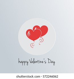 Happy Vallentines Day Heart Icon