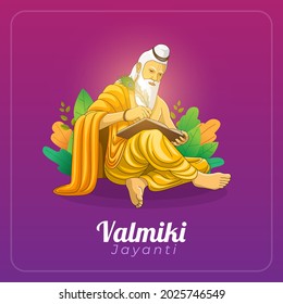 Happy Valmiki Jayanti Greetings Card